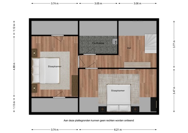 Floorplan - Pastoor J.A.M. van den Muijsenbergstraat 30, 4513 AV Hoofdplaat